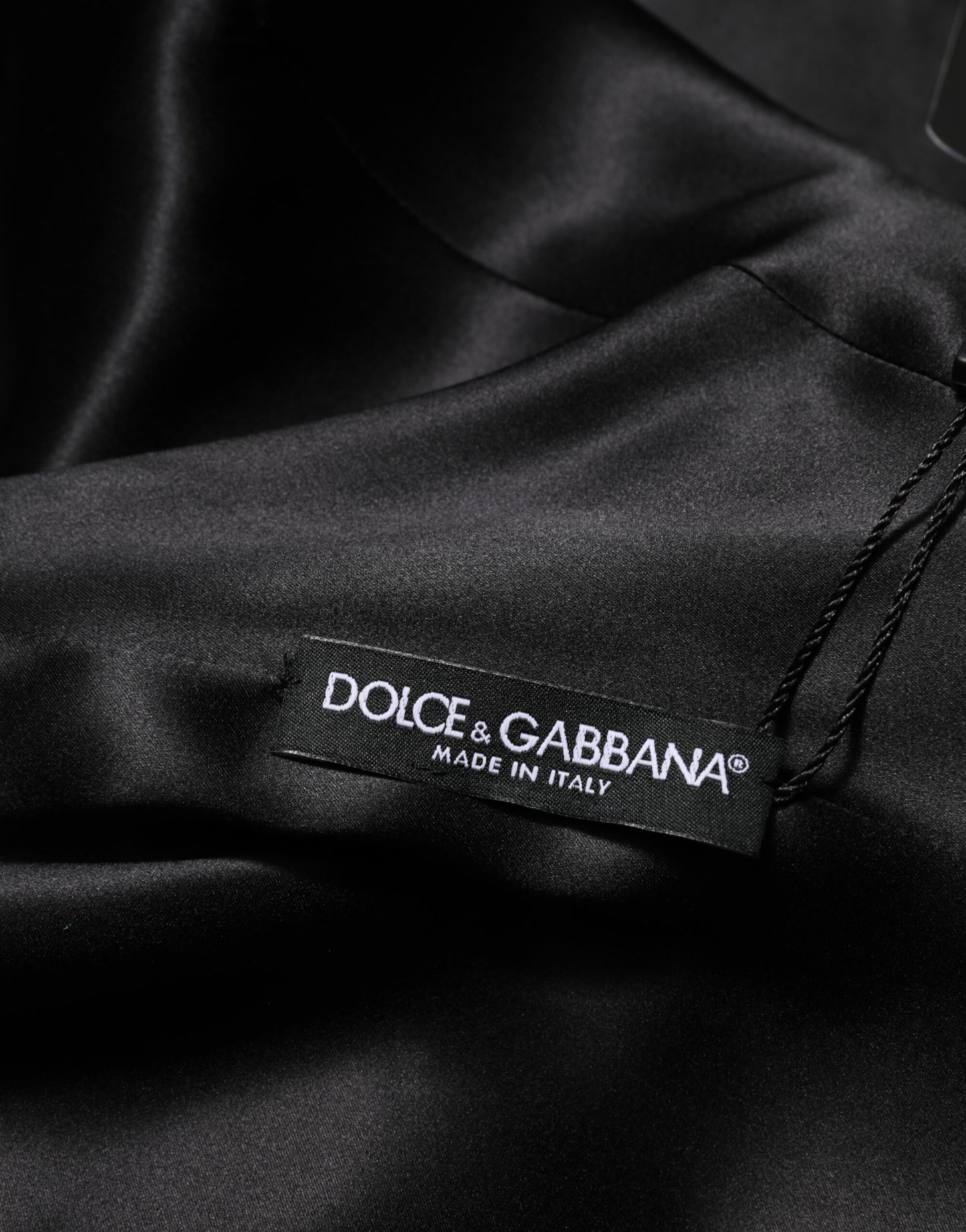 Dolce &amp; Gabbana – Grünes Minikleid aus Viskoseacetat mit langen Ärmeln