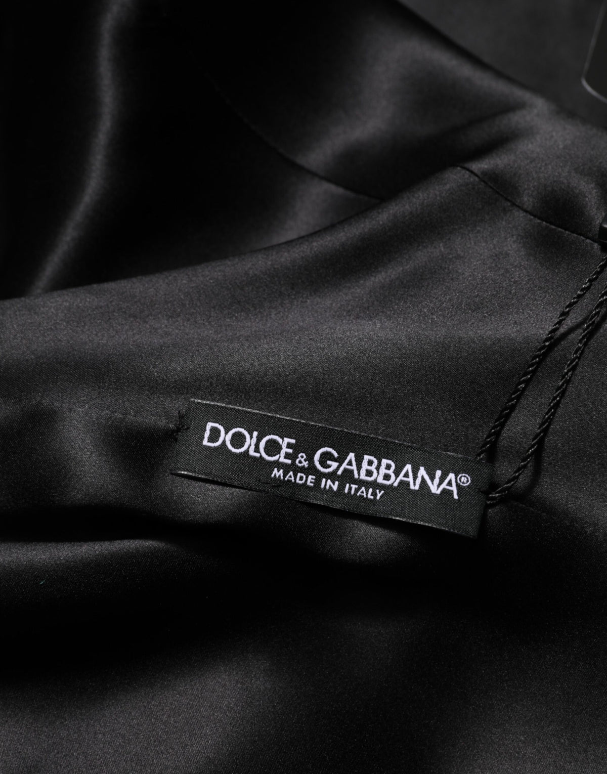 Dolce &amp; Gabbana – Grünes Minikleid aus Viskoseacetat mit langen Ärmeln