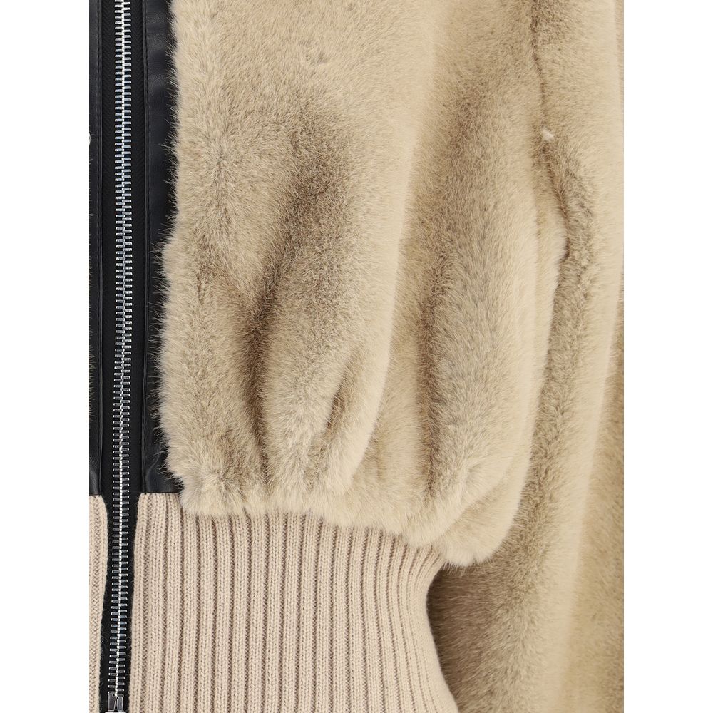 PINKO Bomberjacke aus Kunstpelz