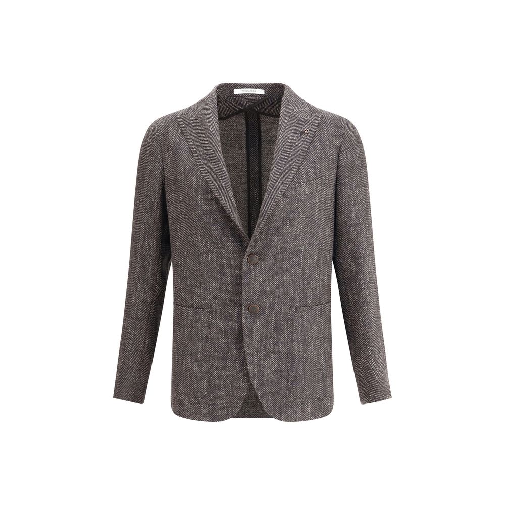Tagliatore Blazer mit Fischgrätenmuster