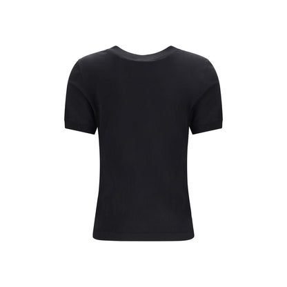 Dolce &amp; Gabbana Schwarzes Baumwoll-T-Shirt