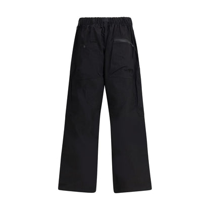 Y-3 Schwarze Baumwoll-Cargohose