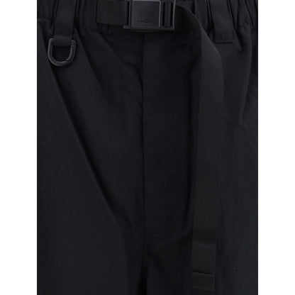Y-3 Schwarze Nylon-Freizeithose