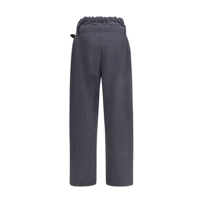 Magliano Gray Cotton Casual Pants