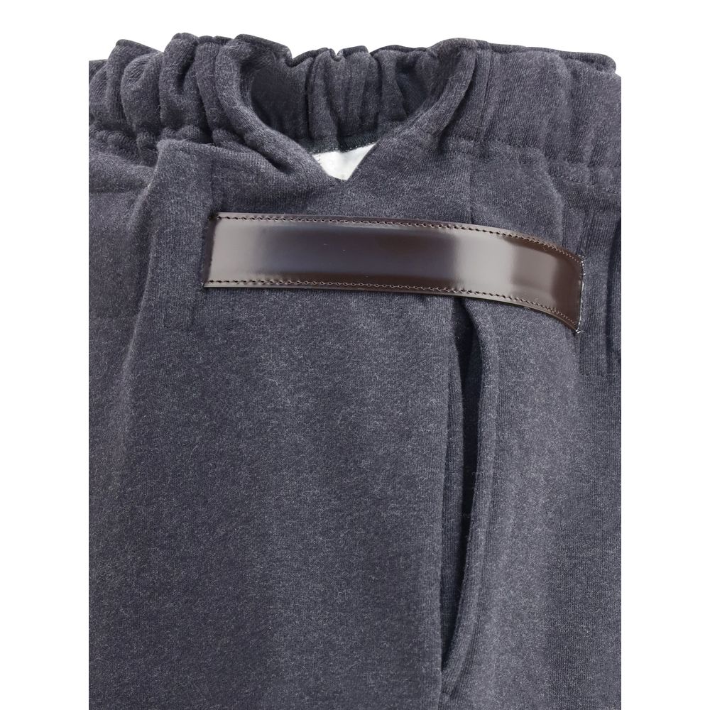 Magliano Gray Cotton Casual Pants