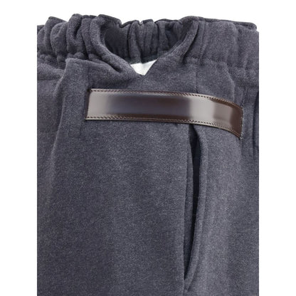 Magliano Gray Cotton Casual Pants