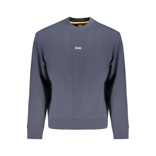 Hugo Boss Blauer Baumwollpullover für Herren