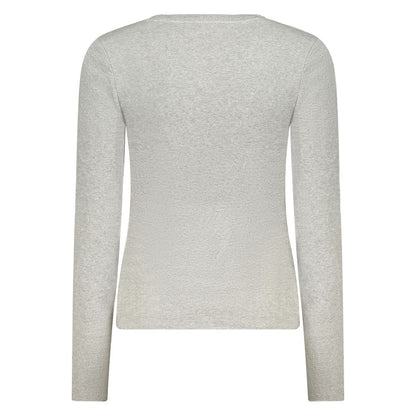 Guess Jeans Graues Baumwoll-Damen-T-Shirt