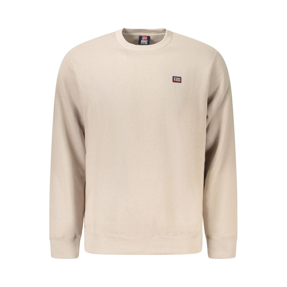Norwegen 1963 Beige Baumwollpullover für Herren