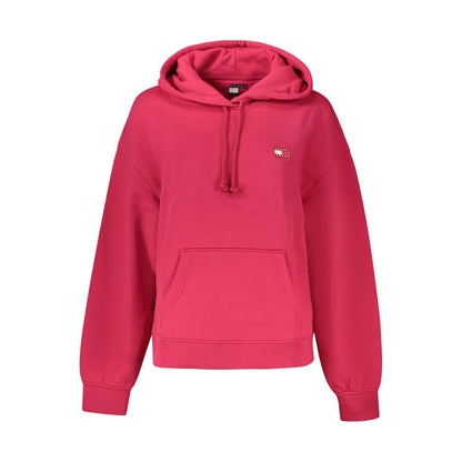 Tommy Hilfiger – Rosafarbener Baumwollpullover für Damen