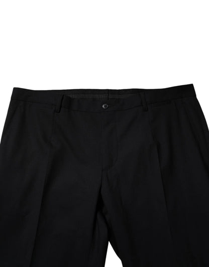 Dolce &amp; Gabbana Schwarze Wollhose für formelle Anlässe für Herren