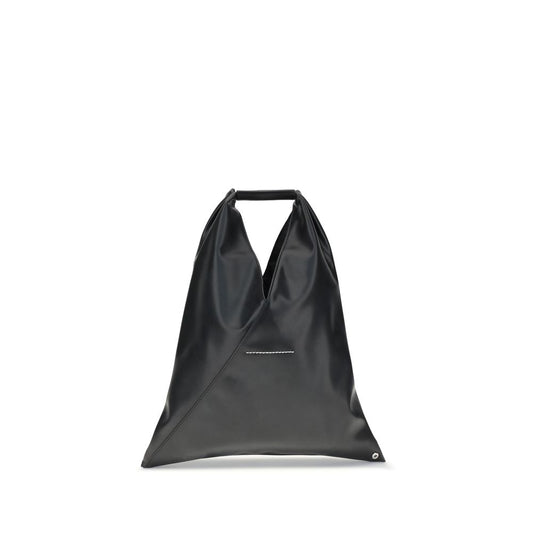 MM6 Black Polyethylene Handbag