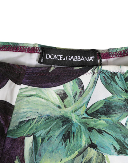 Dolce &amp; Gabbana – Slip mit hoher Taille und Auberginen-Print