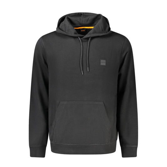 Hugo Boss Schwarzer Baumwollpullover für Herren