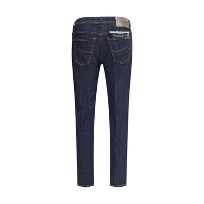 Jacob Cohen Blaue Skinny Jeans aus Baumwolle