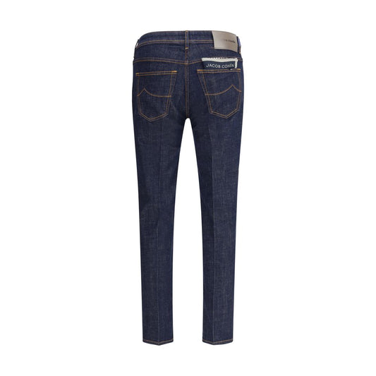 Jacob Cohen Blaue Skinny Jeans aus Baumwolle