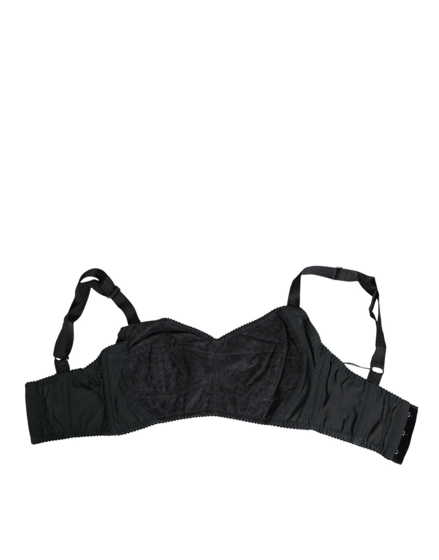 Dolce &amp; Gabbana – Bustier-BH aus Stretch-Nylon in Schwarz