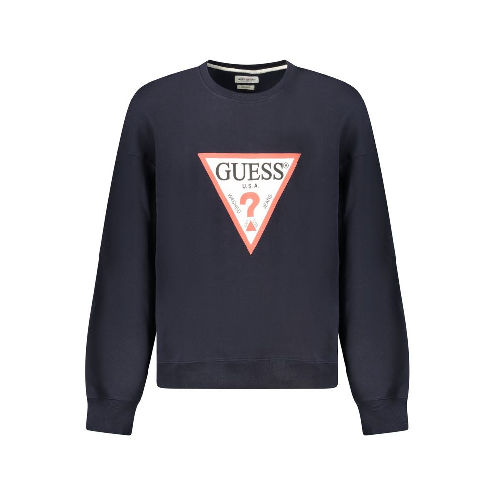 Guess Jeans Blauer Baumwollpullover für Herren