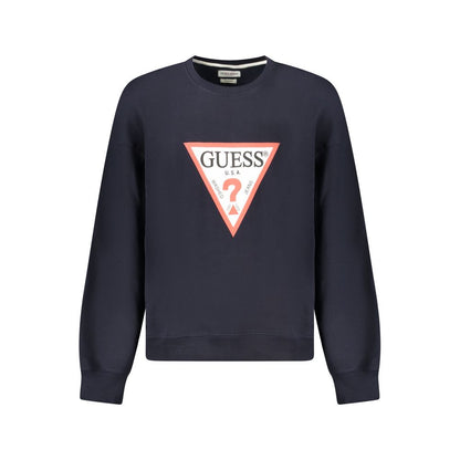 Guess Jeans Blauer Baumwollpullover für Herren
