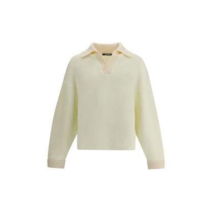 Jacquemus cremefarbenes Baumwoll-Sweatshirt