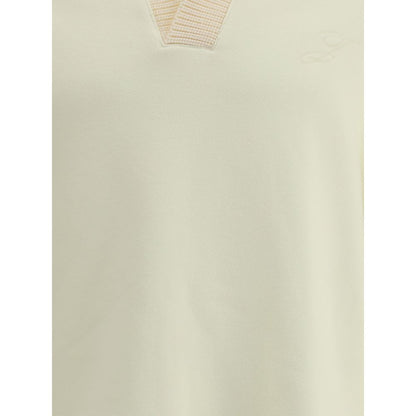 Jacquemus cremefarbenes Baumwoll-Sweatshirt