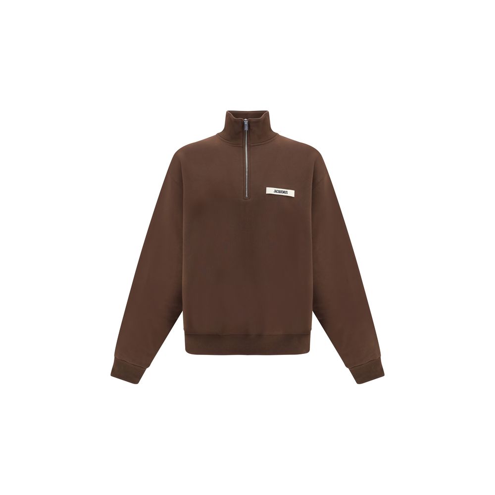 Braunes Baumwoll-Sweatshirt von Jacquemus