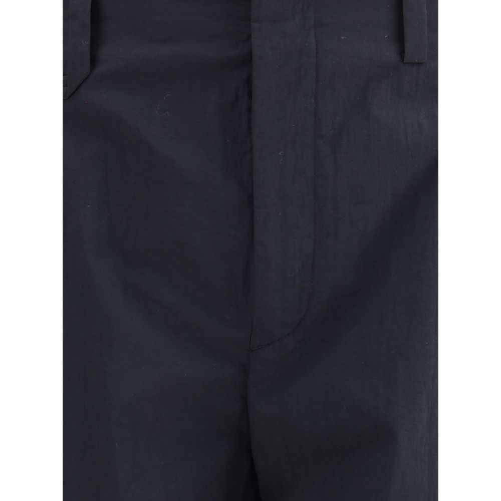 Jacquemus Schwarze Baumwoll-Cargohose