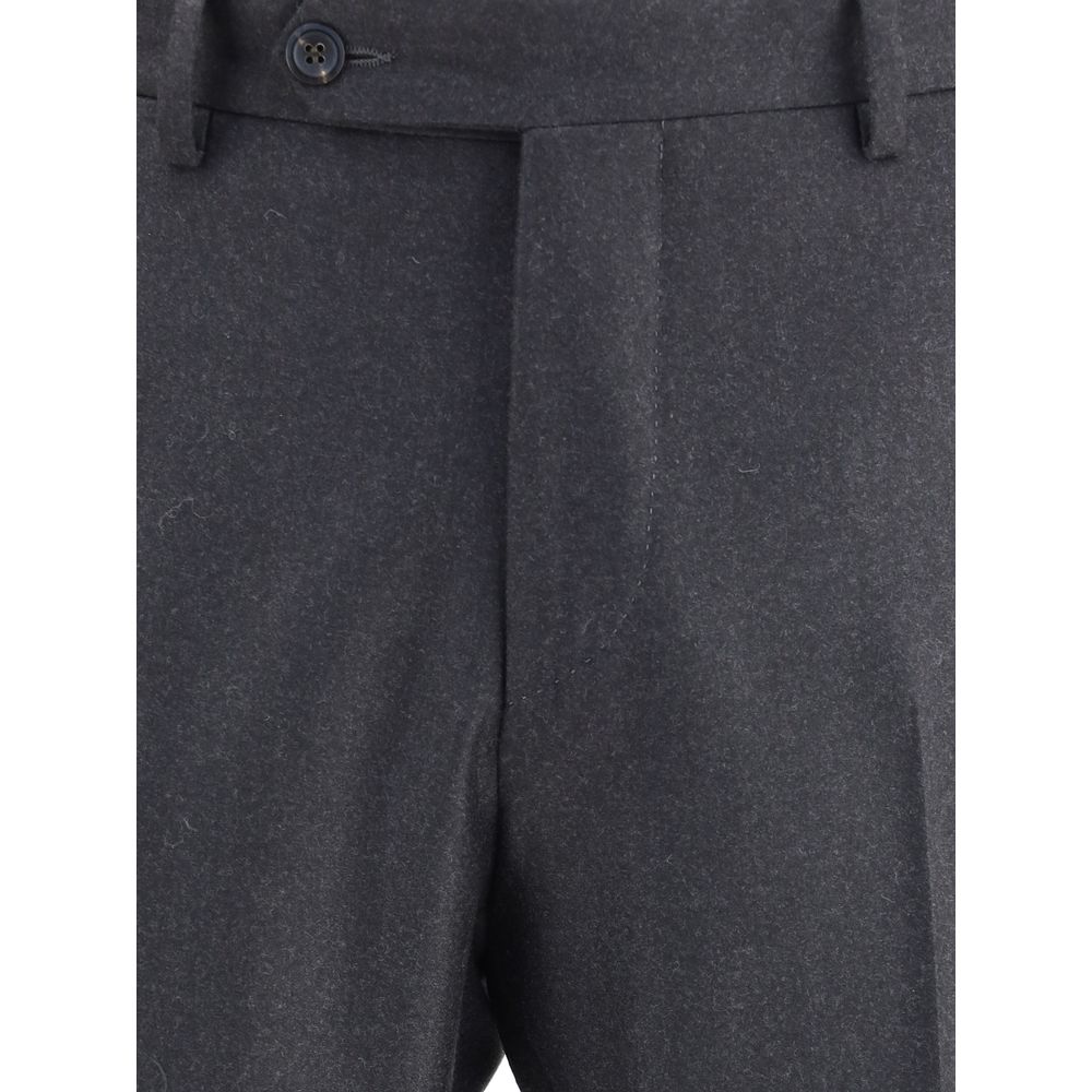 Germano Graue Wollhose aus Fleece
