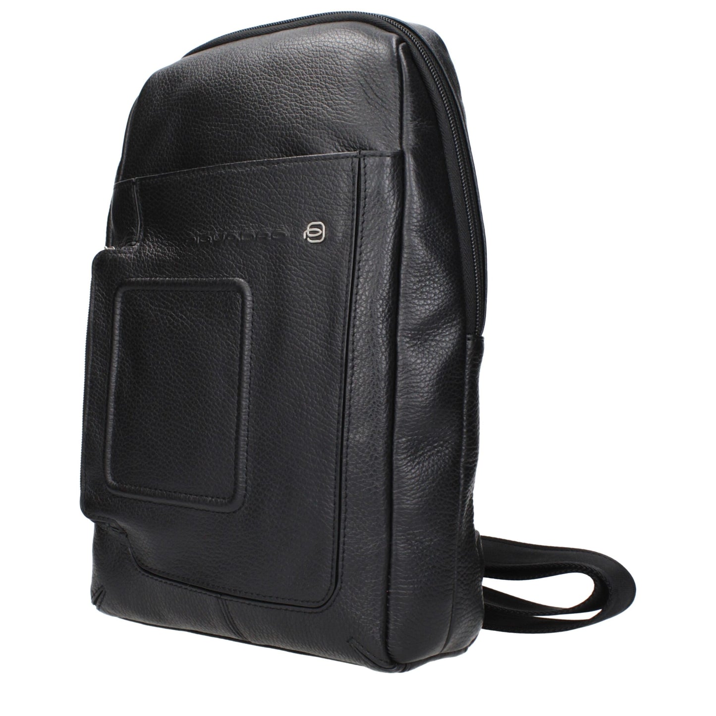 Piquadro Schwarze Umhängetaschen aus Leder