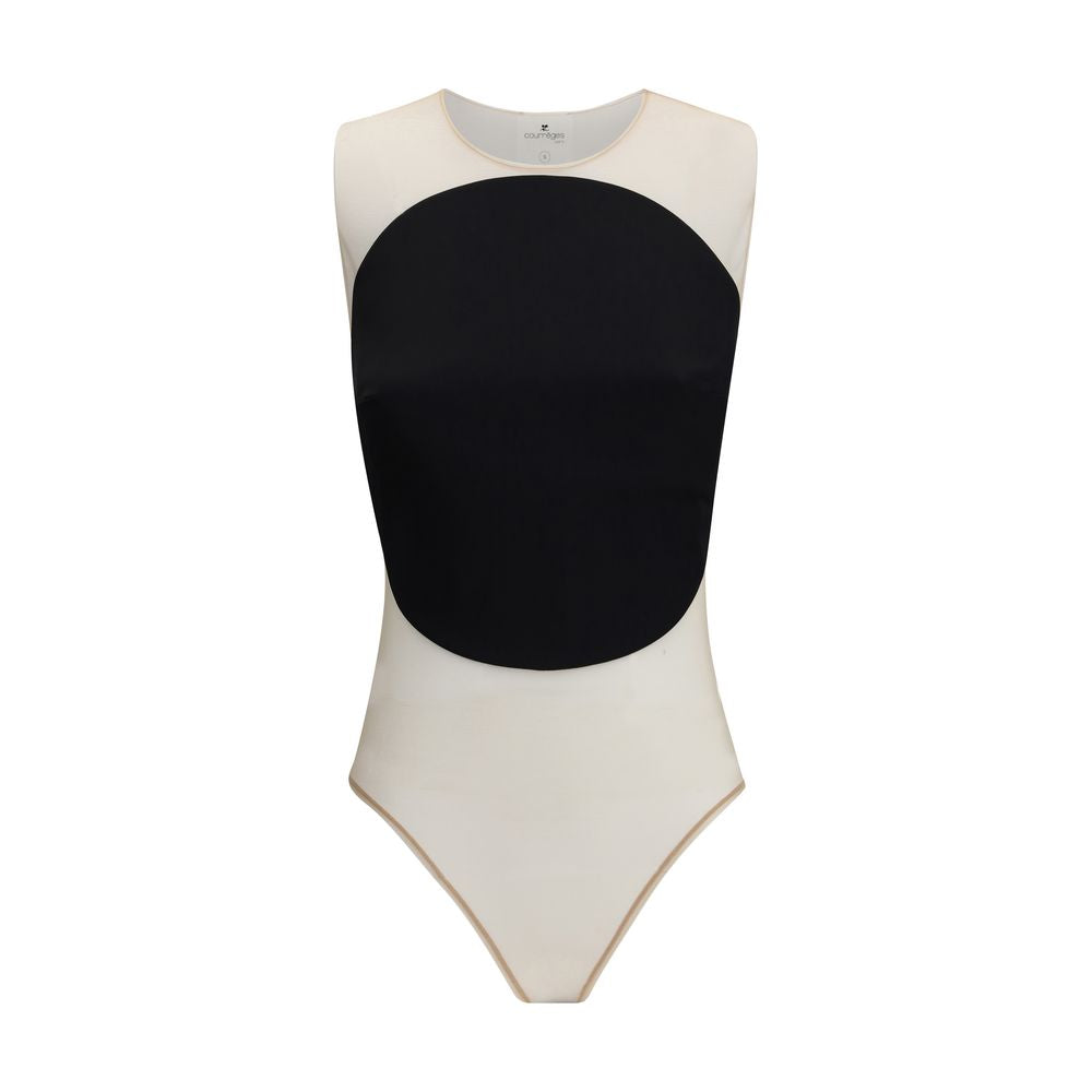 Courrèges Illusions-Hoop-Body aus Satin