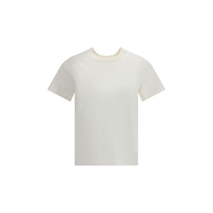 T-Shirt mit aufgesticktem Courrèges-Logo
