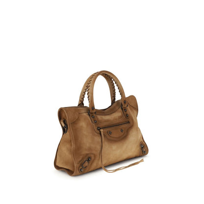Balenciaga Handtasche aus beigefarbenem Kalbsleder (Bos Taurus)