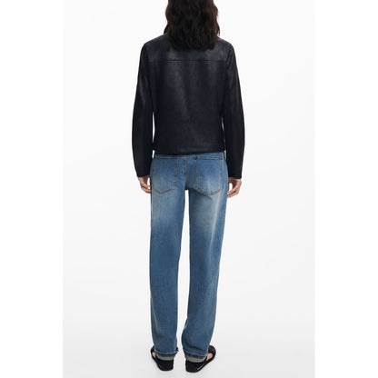 Desigual Schwarze Polyester-Damenjacke