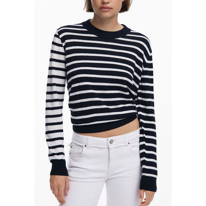 Desigual Schwarzer Wollpullover für Damen