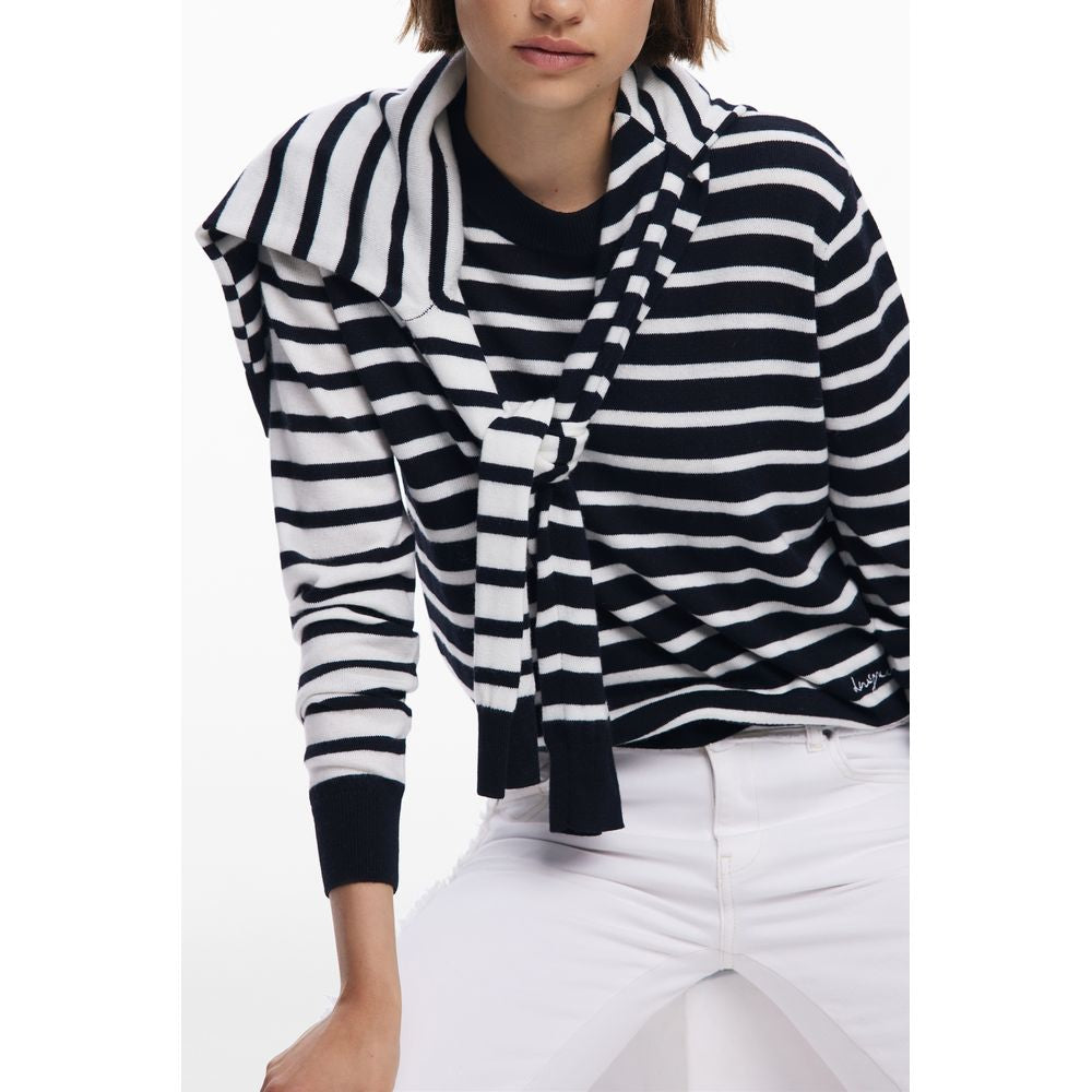 Desigual Schwarzer Wollpullover für Damen