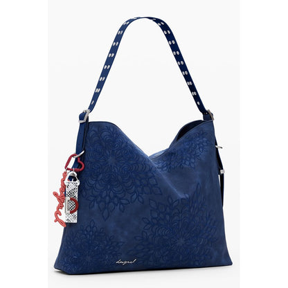 Desigual Blaue Polyethylen Damen Handtasche