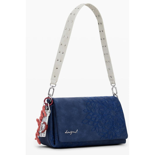 Desigual Blaue Polyethylen Damen Handtasche