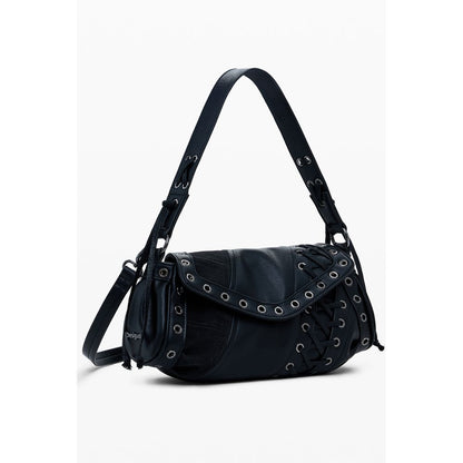 Desigual Schwarze Polyethylen-Damenhandtasche