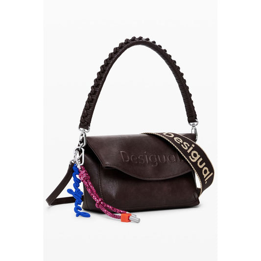 Desigual Brown Polyethylene Women Handbag