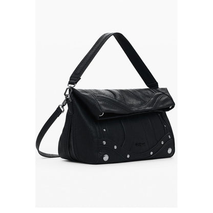 Desigual Schwarze Polyethylen-Damenhandtasche