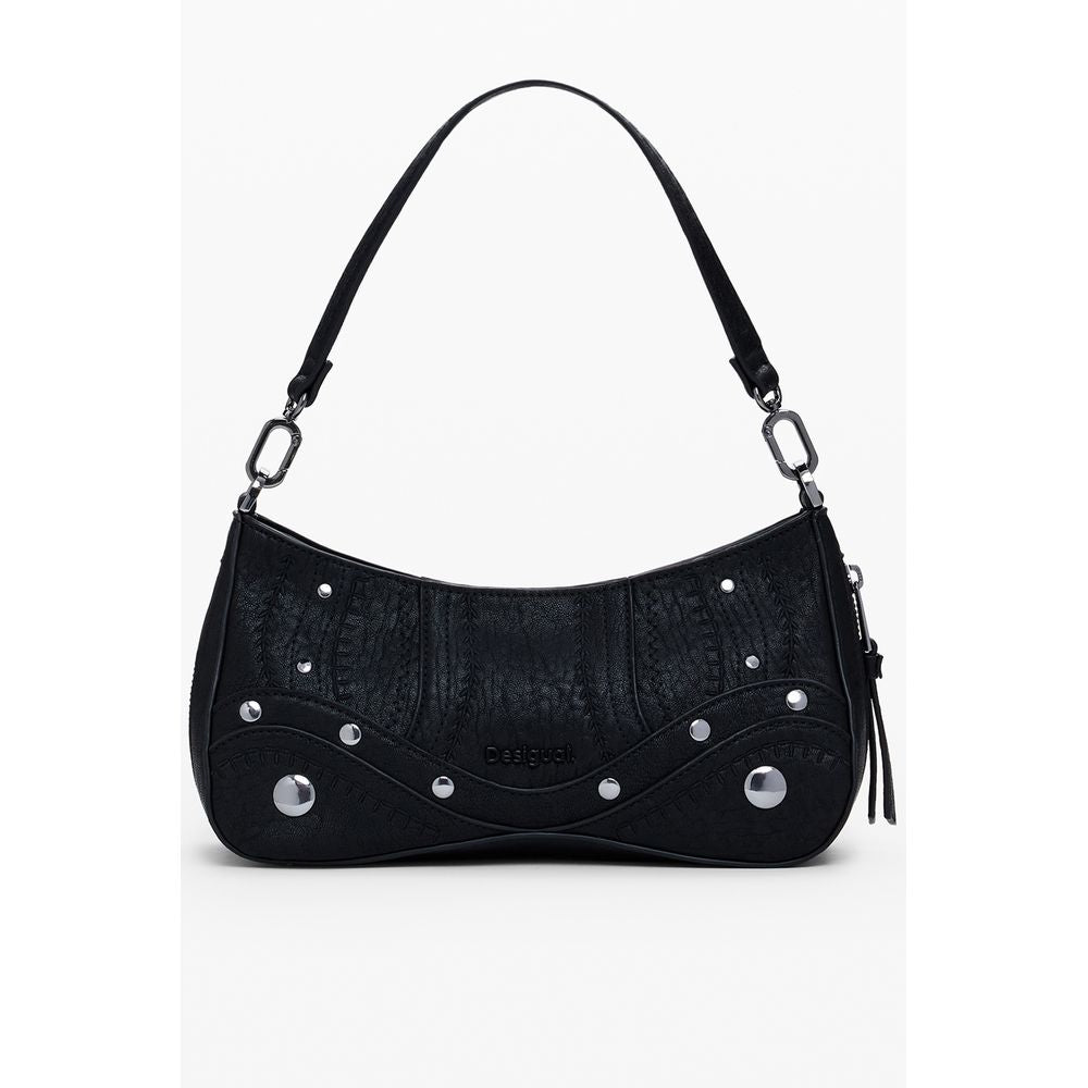 Desigual Schwarze Polyethylen-Damenhandtasche