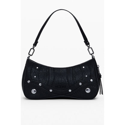 Desigual Schwarze Polyethylen-Damenhandtasche
