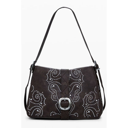 Desigual Braune Polyethylen-Damenhandtasche