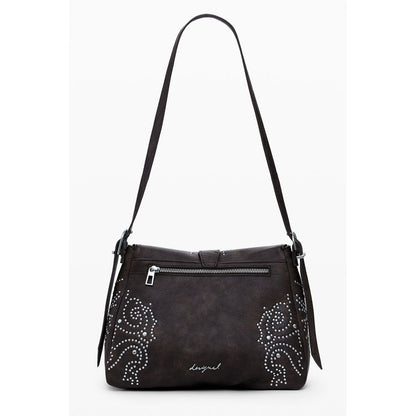 Desigual Braune Polyethylen-Damenhandtasche