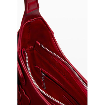 Desigual Rote Polyethylen Damen Handtasche