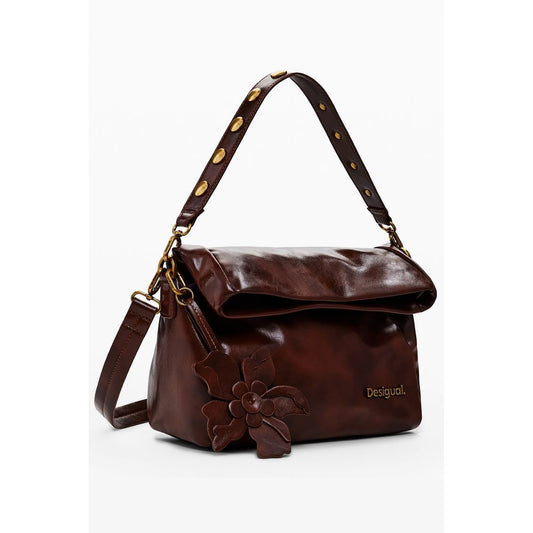 Desigual Brown Polyethylene Women Handbag