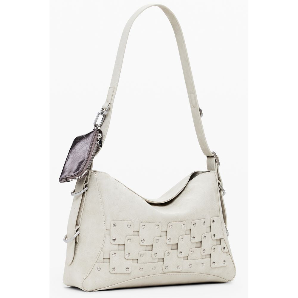Desigual Beige Polyethylen Damen Handtasche