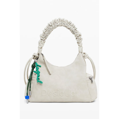 Desigual Beige Polyethylen Damen Handtasche