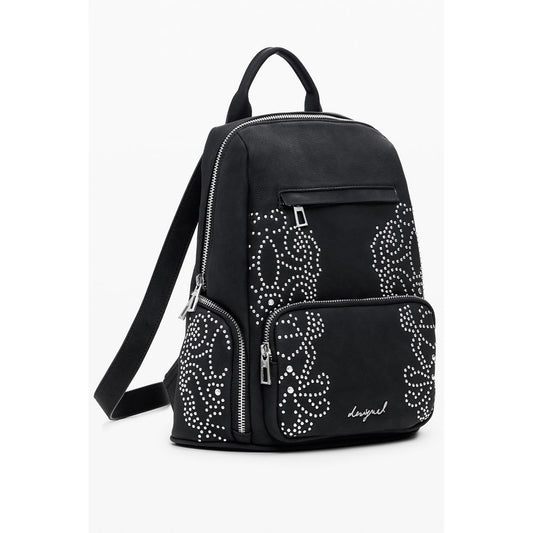 Desigual Schwarzer Polyethylen-Rucksack für Damen