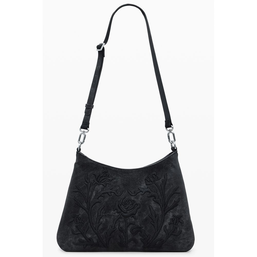 Desigual Schwarze Polyethylen-Damenhandtasche